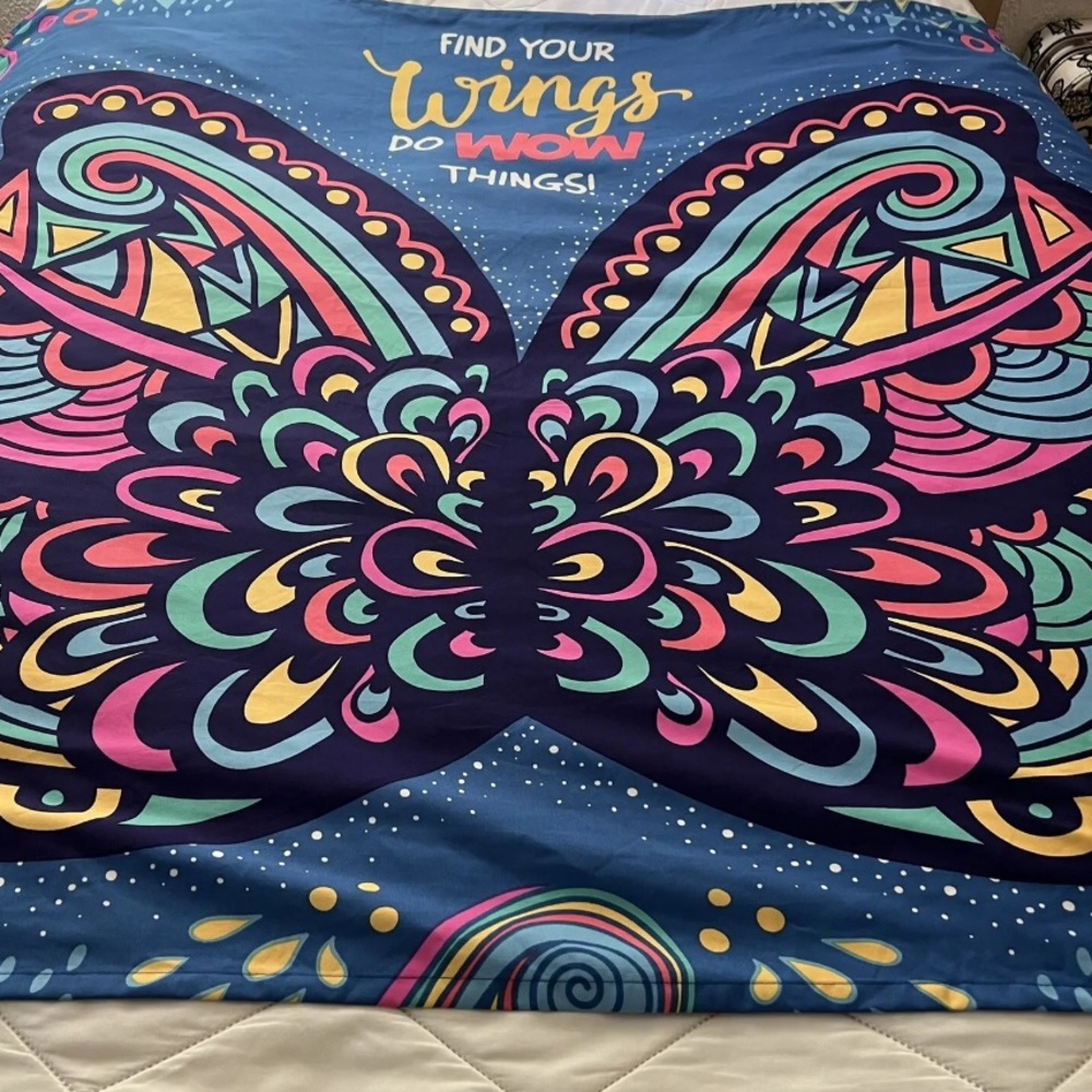 - Girl Scouts 2020 Cookies Find Your Wings Butterfly Large Wall Tapestry G…